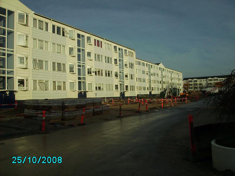 2008-10-25 Opgravet udfor Blok 42 og 41